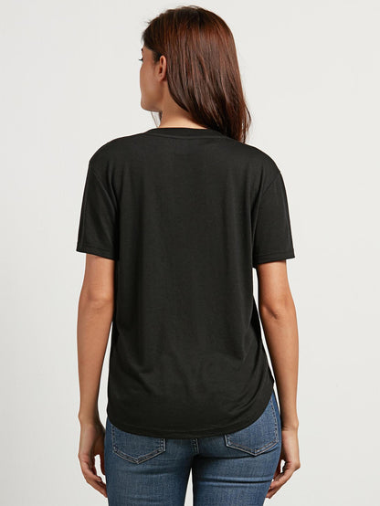 T-shirt Volneck - Black
