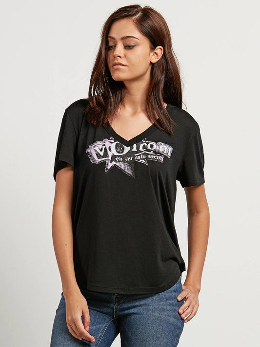 T-shirt Volneck - Black