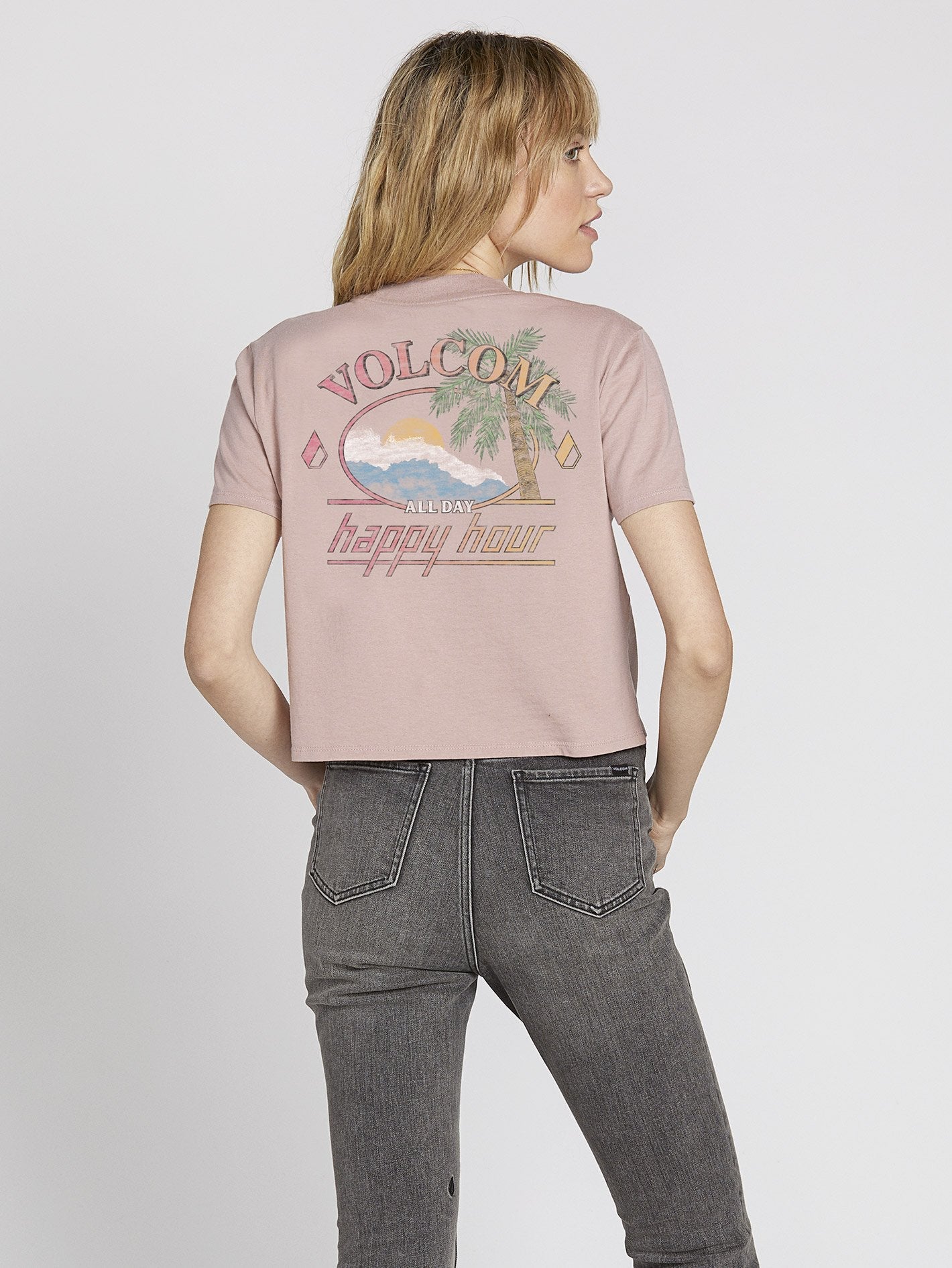 Made From Stoke T-Shirt – Verblasstes Mauve