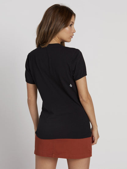T-shirt Keep Goin Ringer - Black