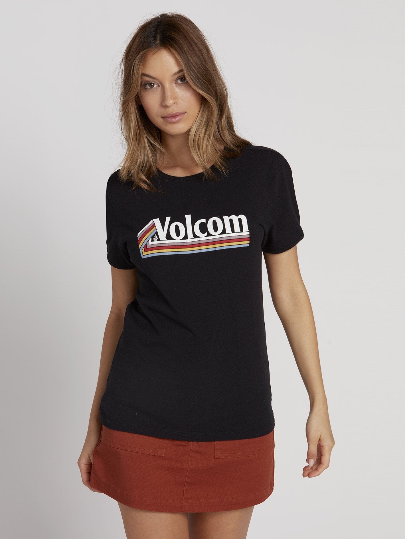T-shirt Keep Goin Ringer - Black