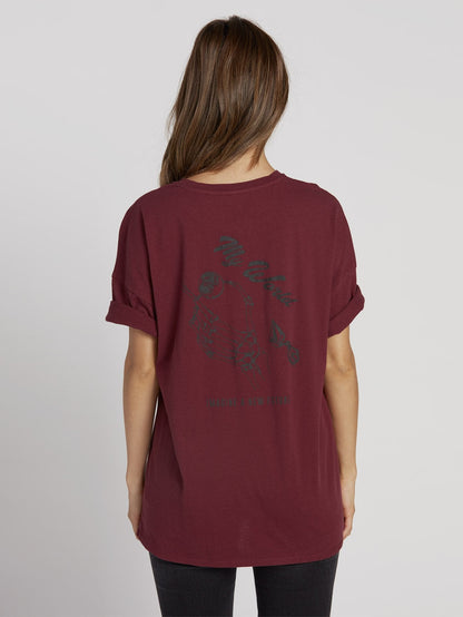 Stone Splif T-Shirt - Zinfandel