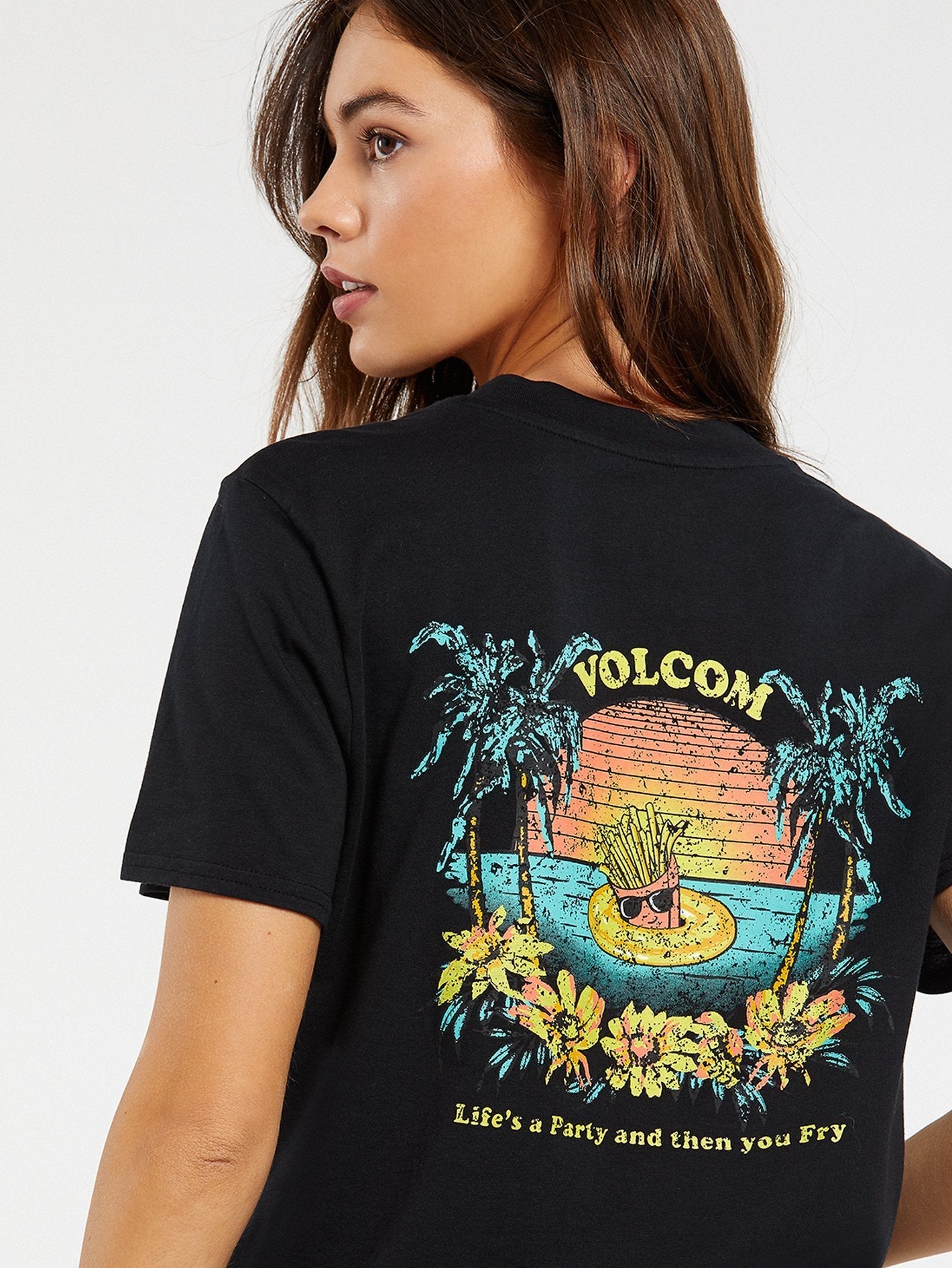 T-shirt Lock It Up - BLACK