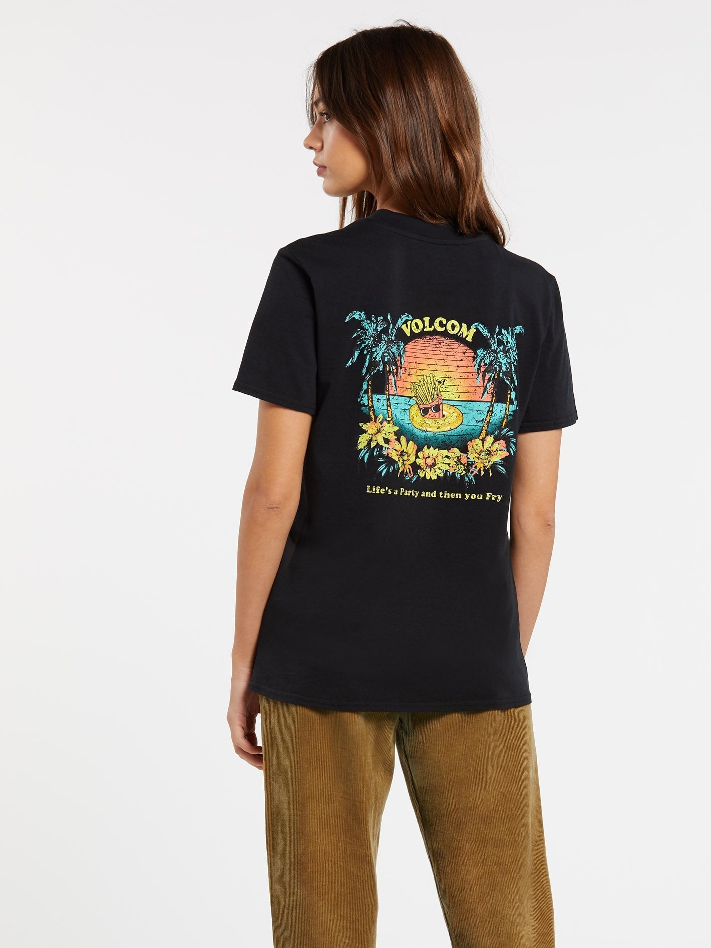 T-shirt Lock It Up - BLACK