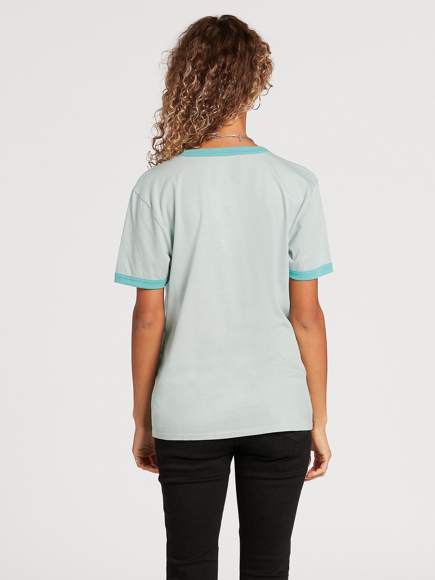 Truly Ringer T-Shirt - BLAUER NEBEL