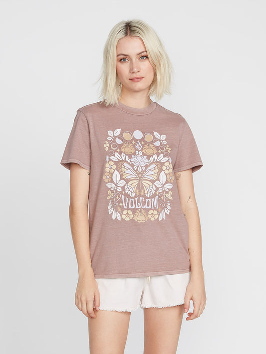 T-shirt Lock It Up - RAISIN