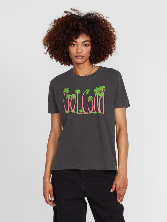 T-shirt Truly Ringer - BLACK