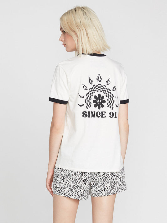 T-shirt Truly Ringer - STAR WHITE