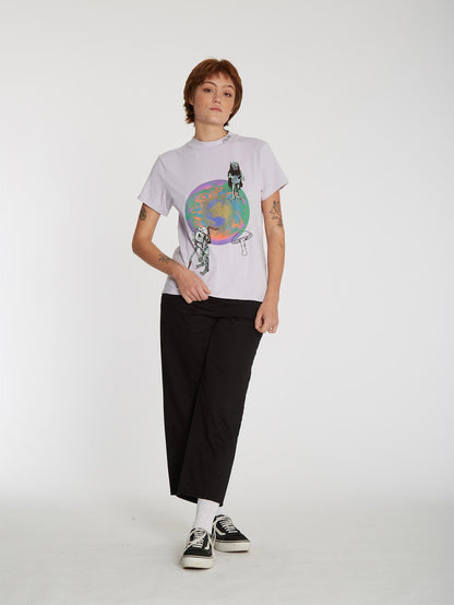 T-shirt Chrissie Abbott X French - LAVENDER