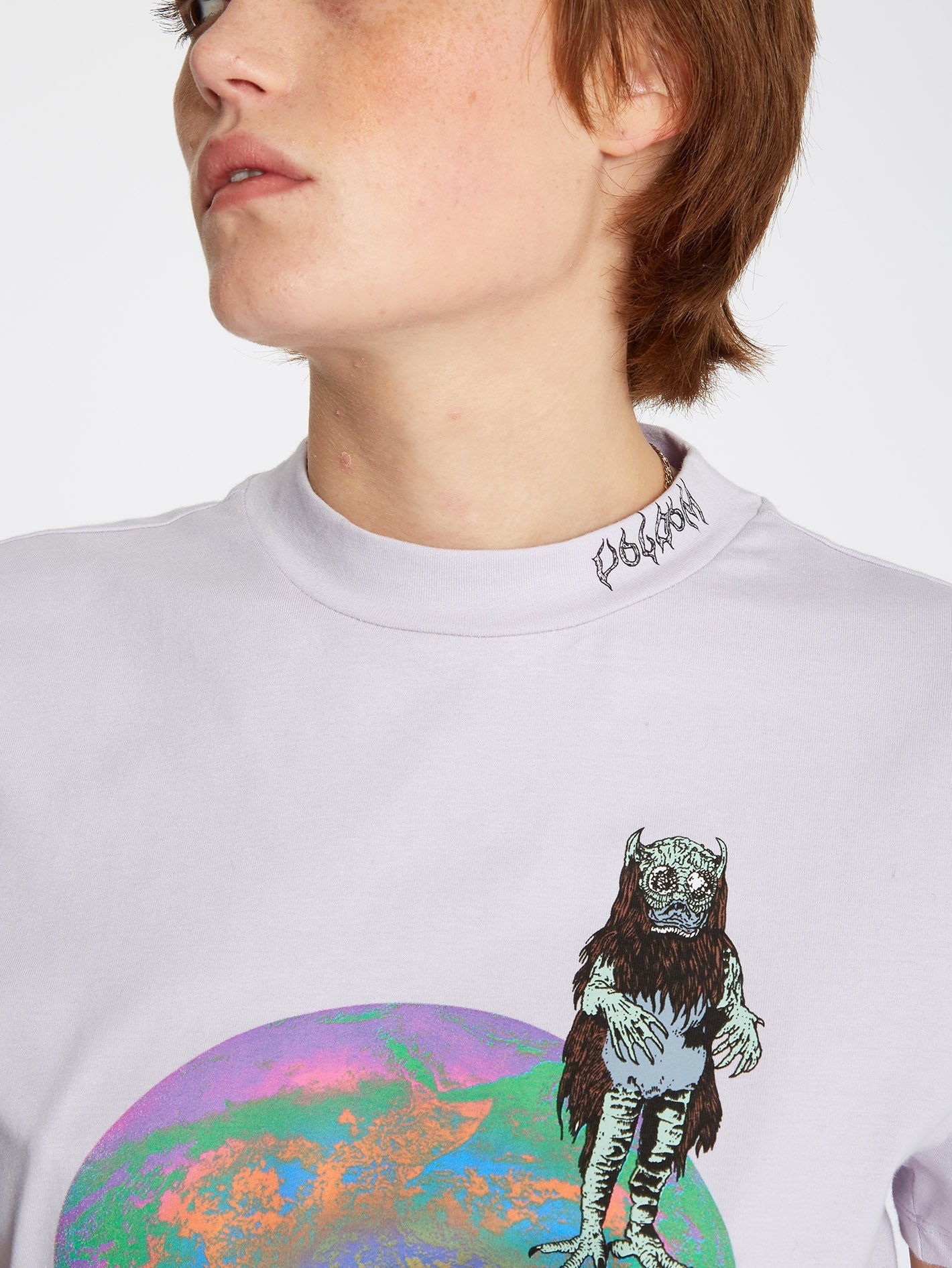 T-shirt Chrissie Abbott X French - LAVENDER