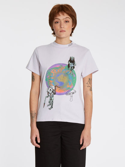 T-shirt Chrissie Abbott X French - LAVENDER