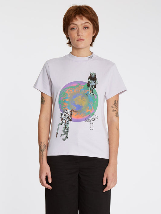 T-shirt Chrissie Abbott X French - LAVENDER