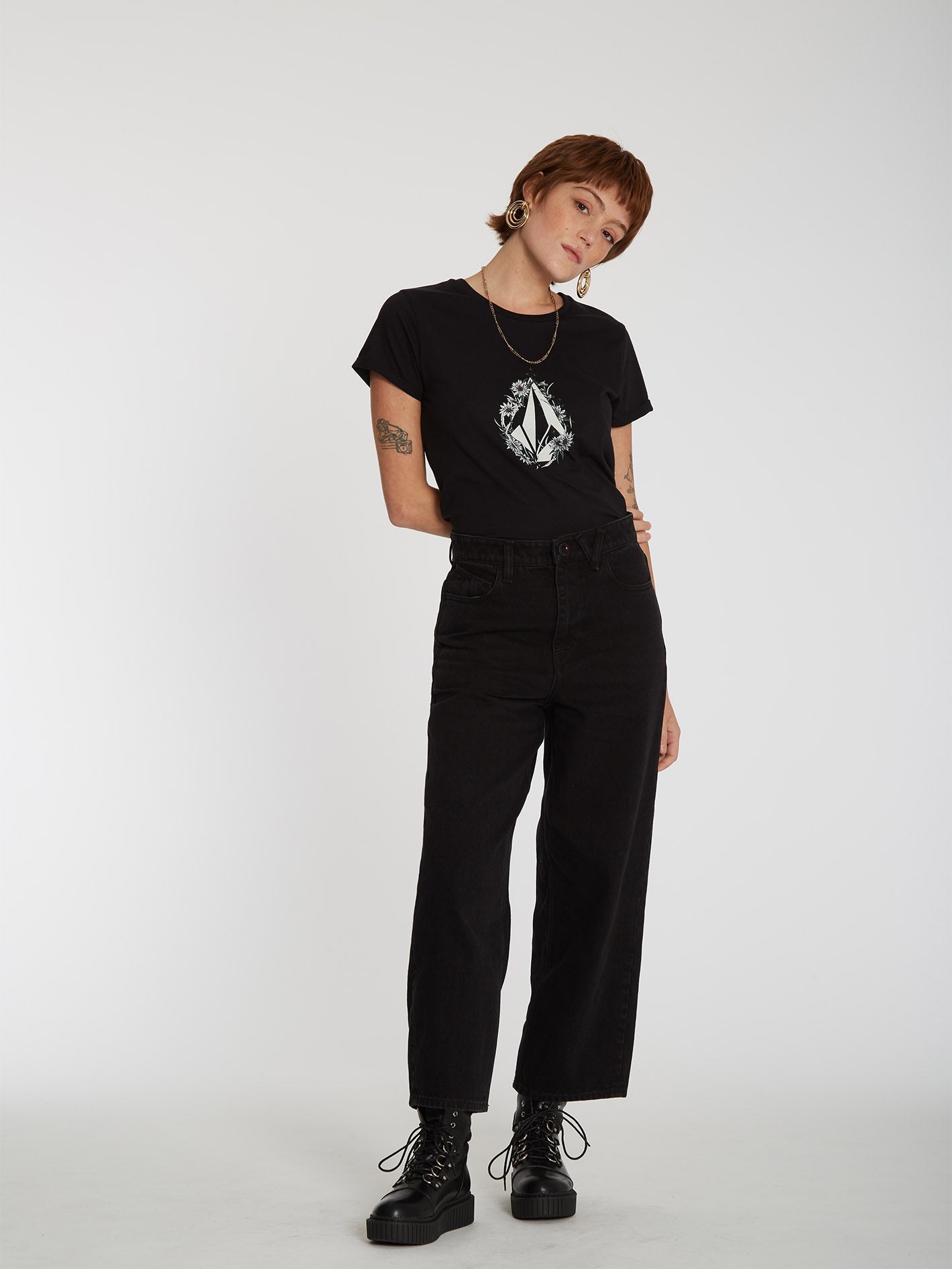 T-shirt Radical Daze - BLACK
