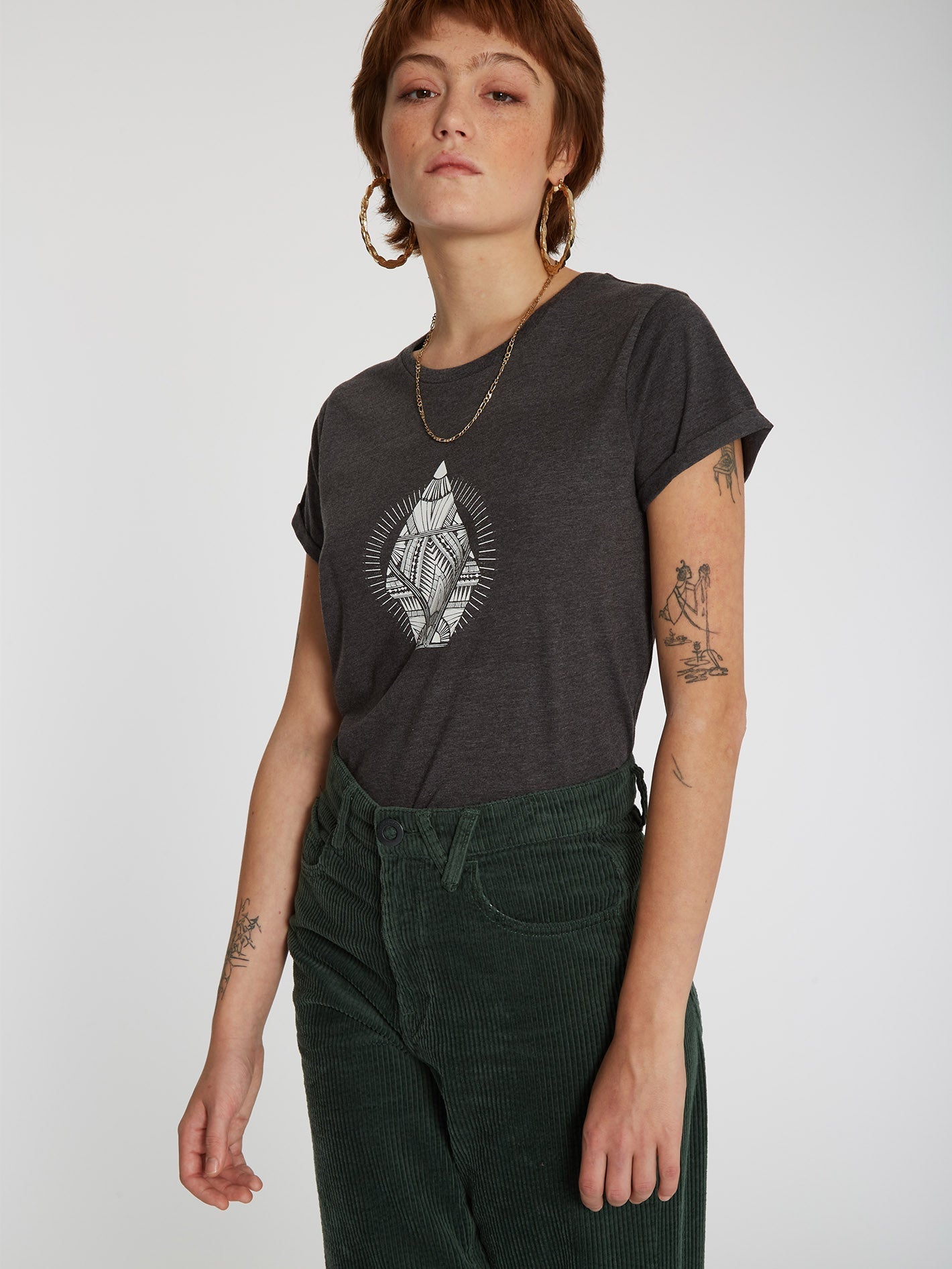T-shirt Radical Daze - CHARCOAL