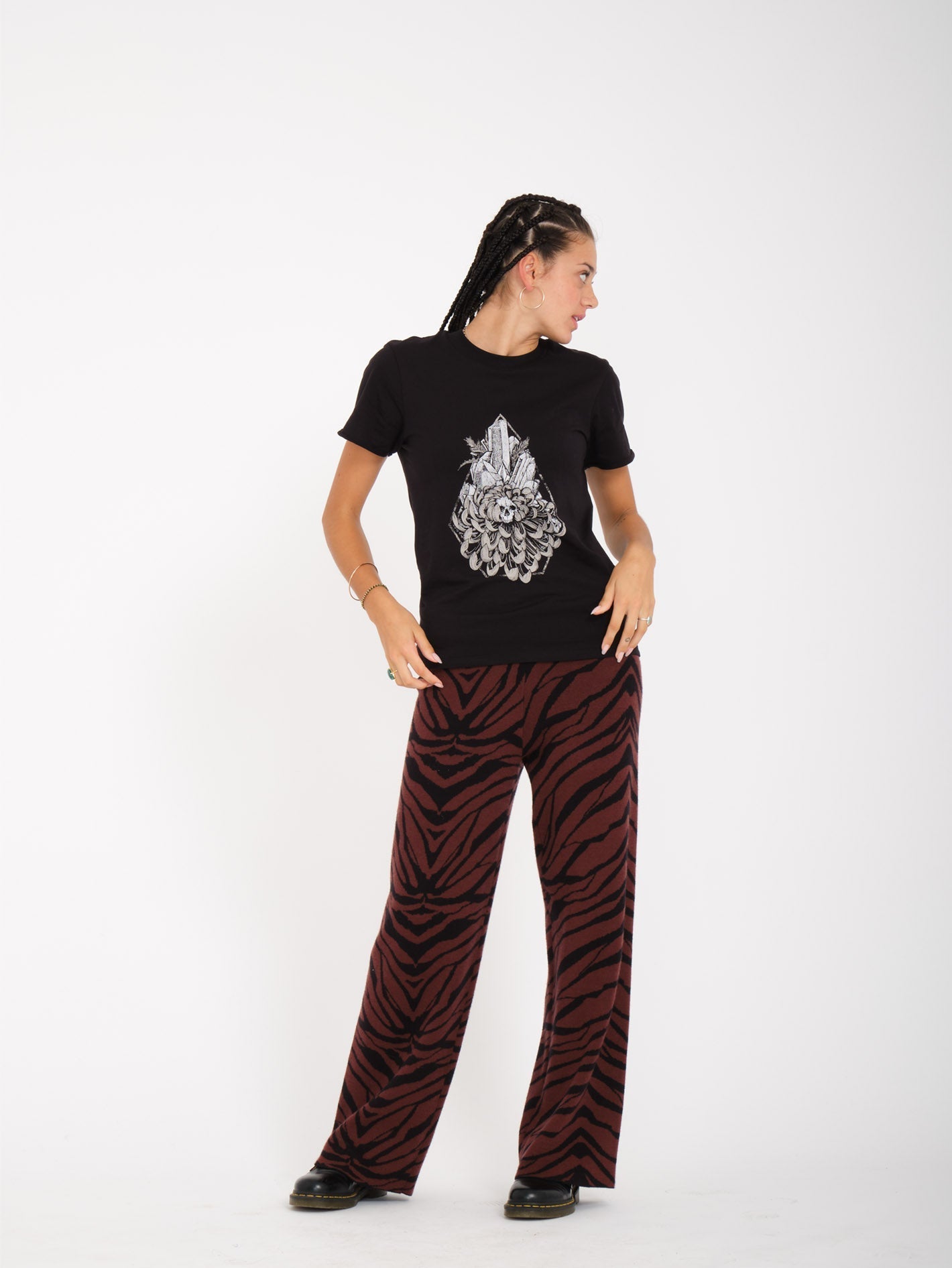T-shirt Radical Daze - BLACK