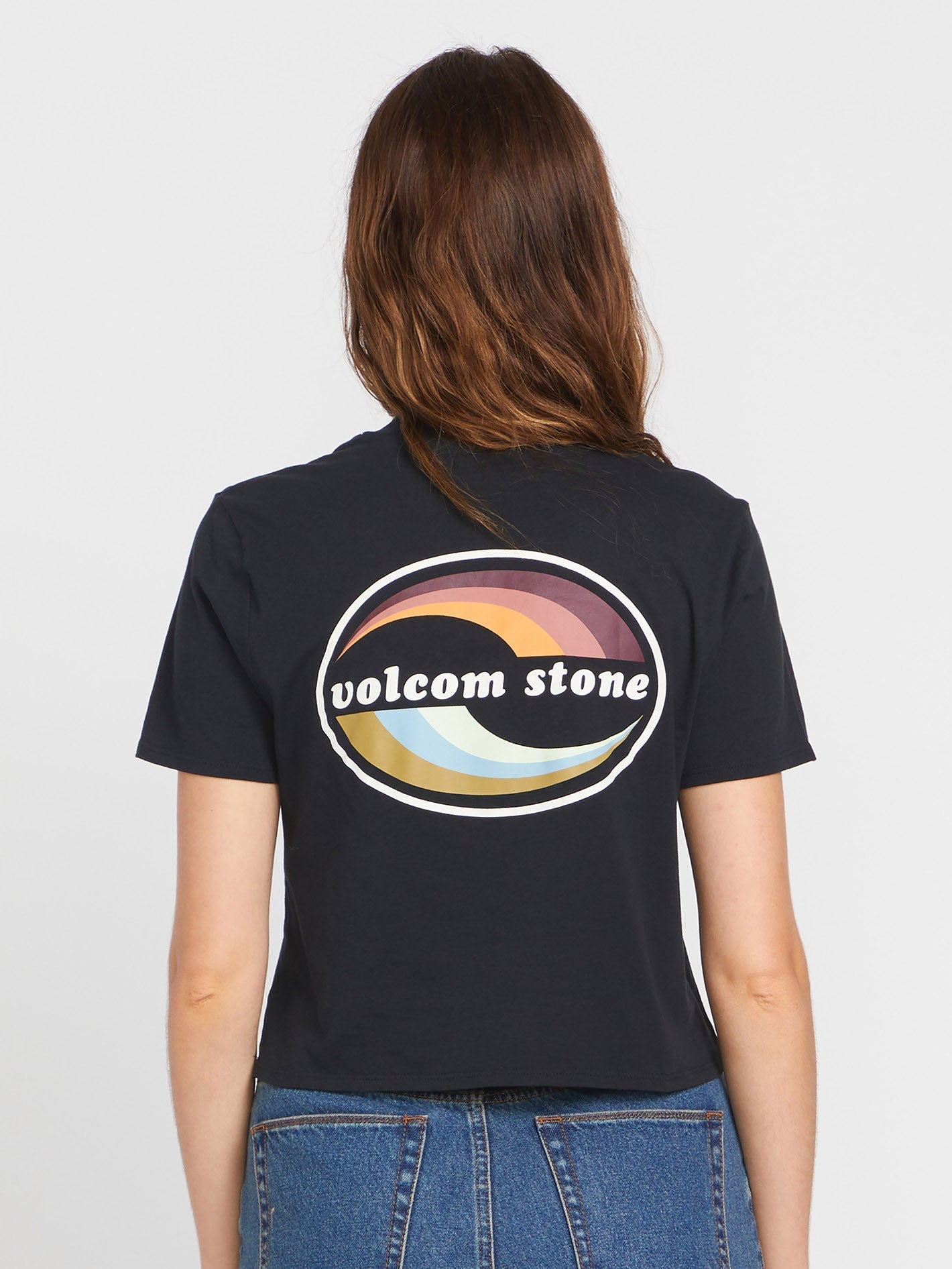 T-Shirt mit Taschenzifferblatt - SCHWARZ