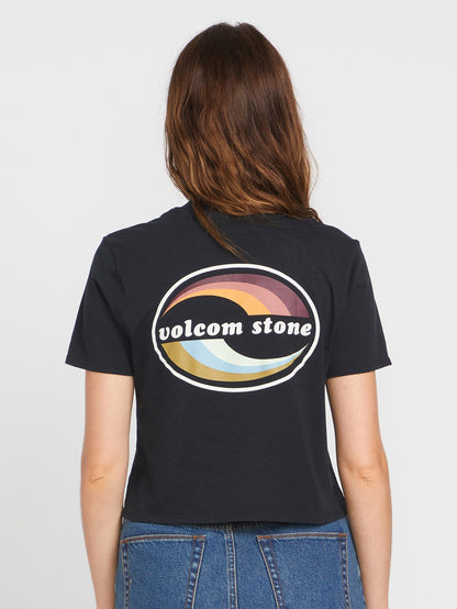 T-Shirt mit Taschenzifferblatt - SCHWARZ