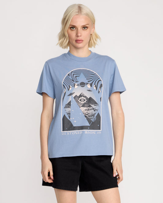 Lock It Up T-Shirt - Carolina Blau