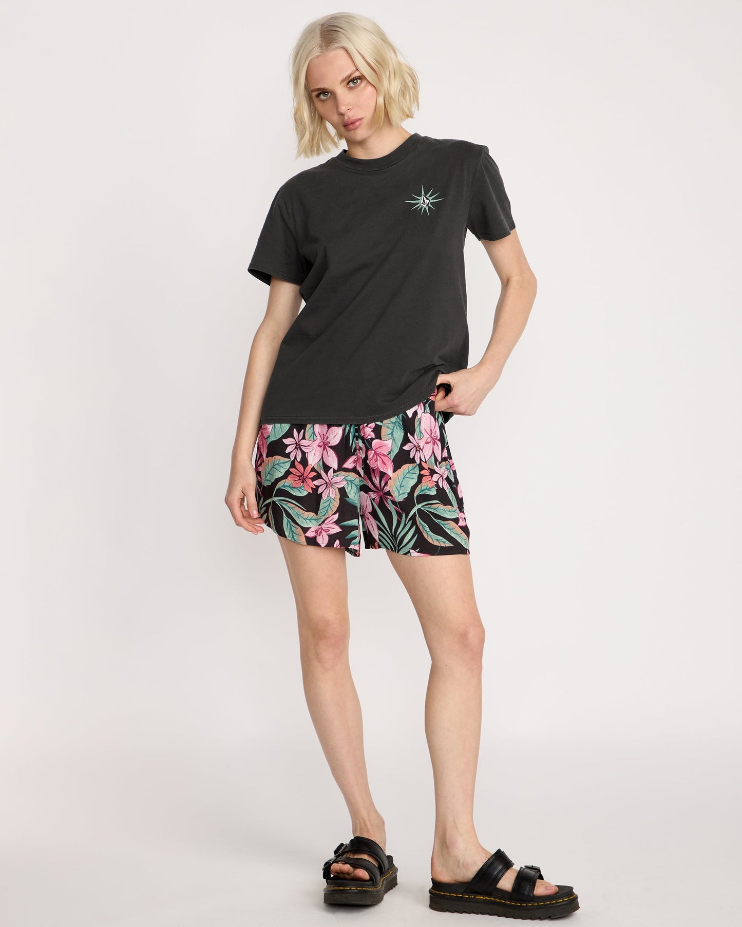 Lock It Up T-Shirt - Vintage Schwarz