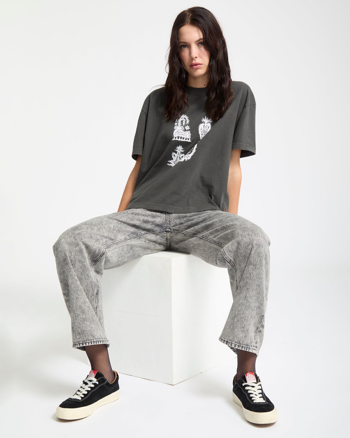 Vaderetro 1 T-Shirt - Vintage Schwarz