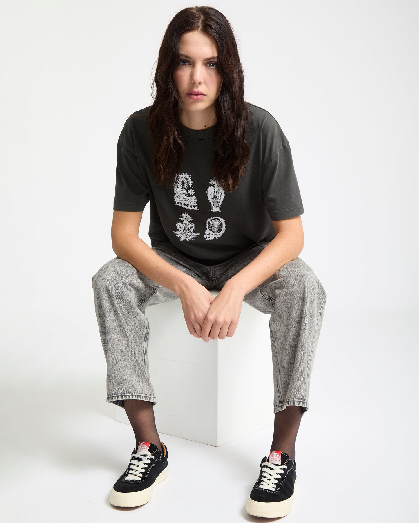 Vaderetro 1 T-Shirt - Vintage Schwarz