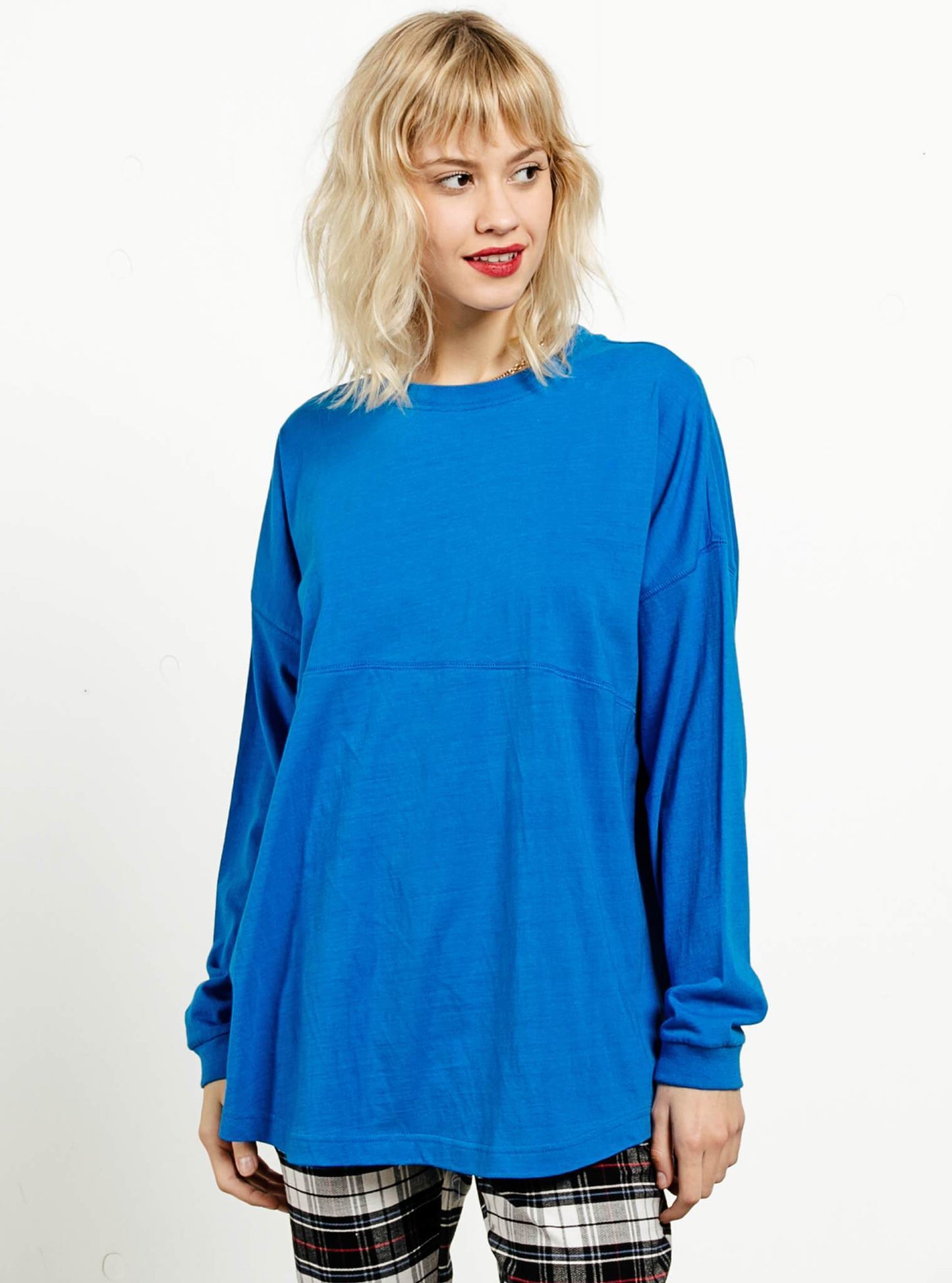 Gmj Long Sleeve T-Shirt - Bright Blue