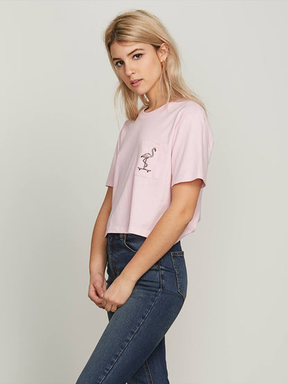 Pocket Dial Tee - Faded Pink