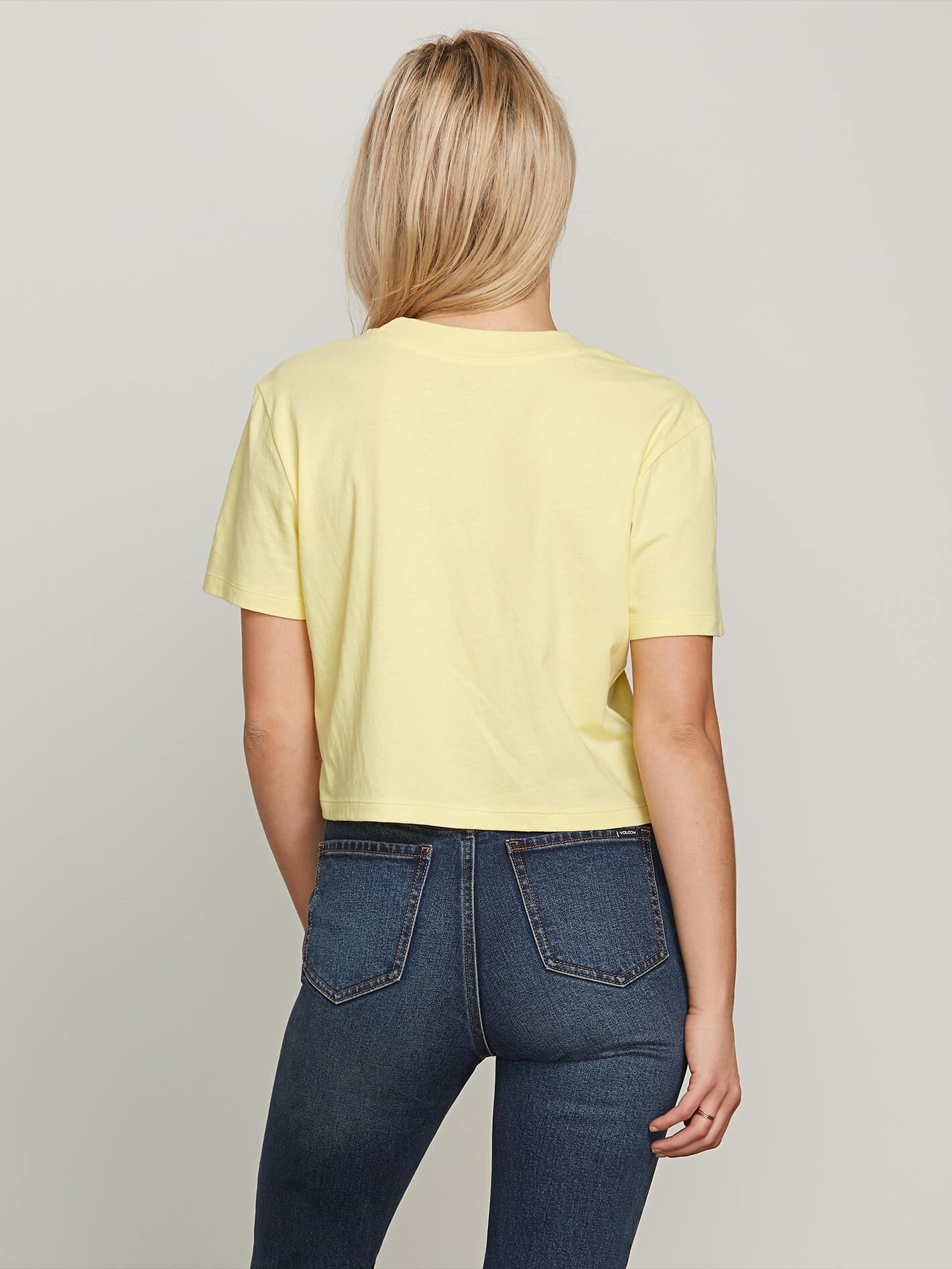 Pocket Dial Tee - Faded Yellow