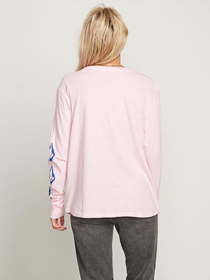 Arm me brat long sleeve t-shirt - Faded Pink