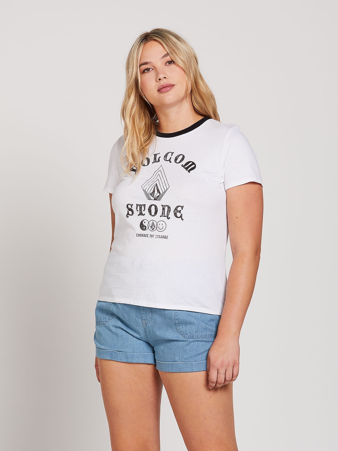 Stoked On Stone T-shirt - WHITE