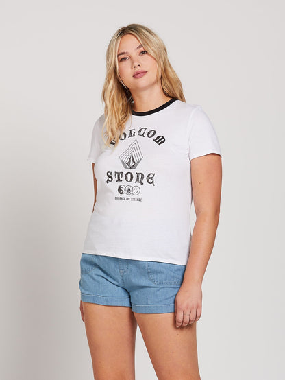 Stoked On Stone T-shirt - WHITE