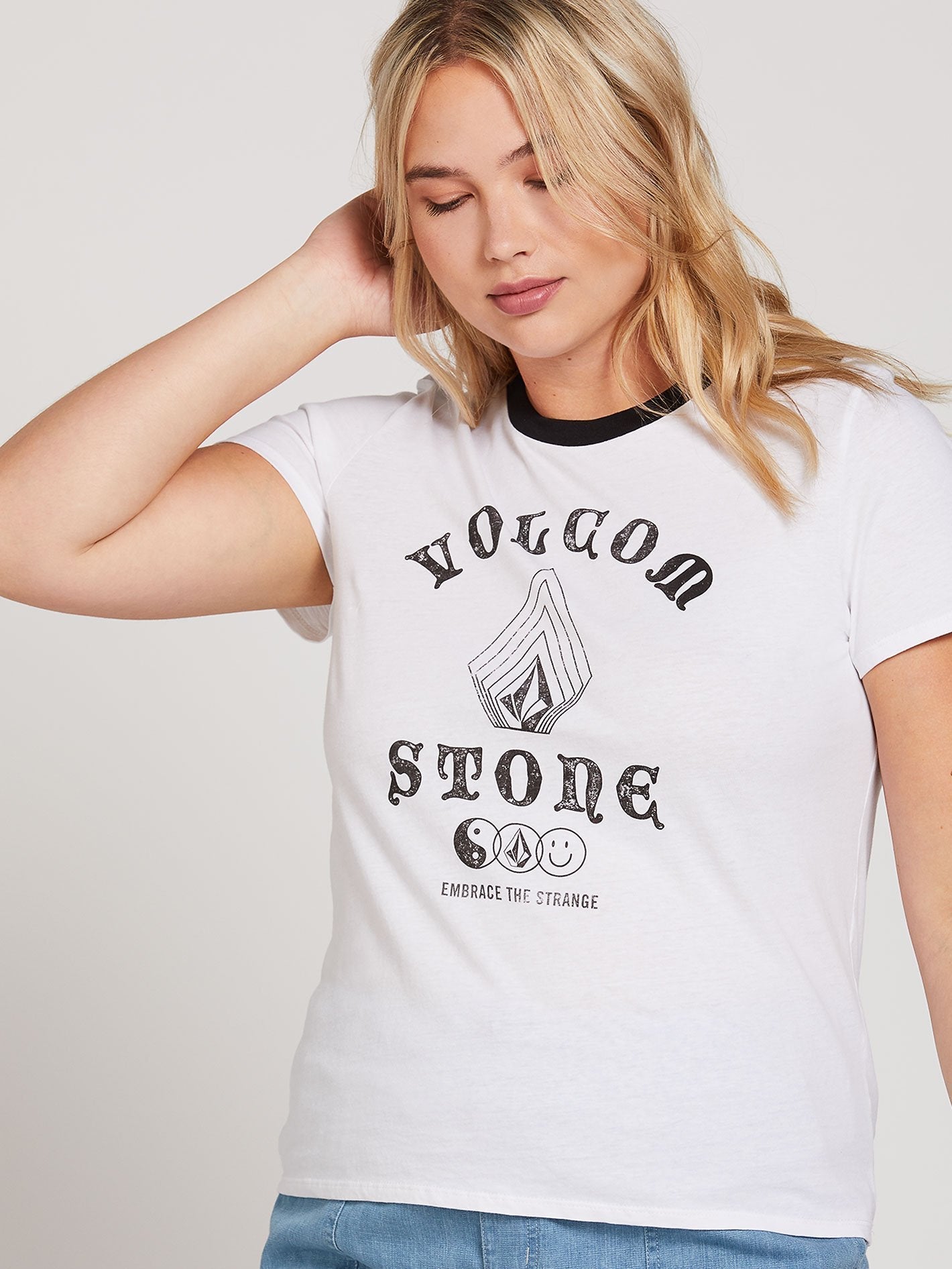 Stoked On Stone T-shirt - WHITE