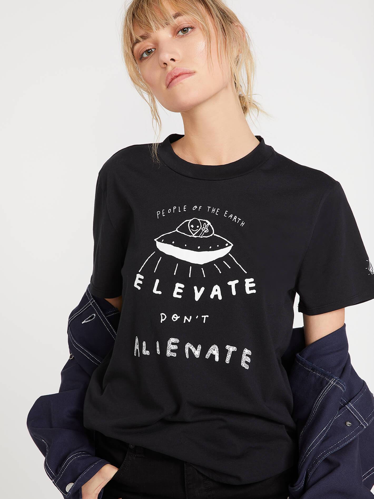 Micro Dayzed Bf T-Shirt - SCHWARZ