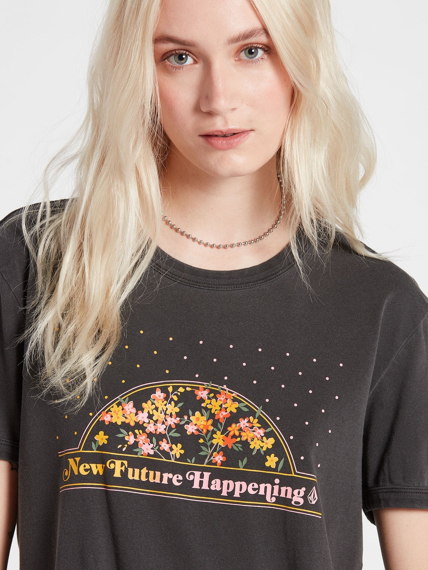 T-shirt Truly Ringer - BLACK