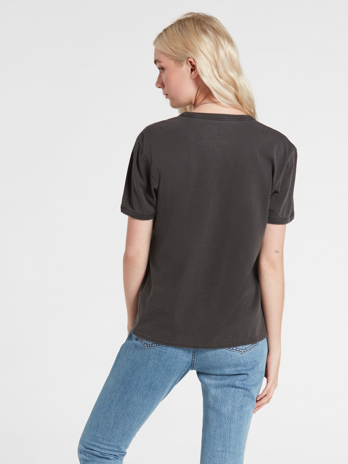T-shirt Truly Ringer - BLACK