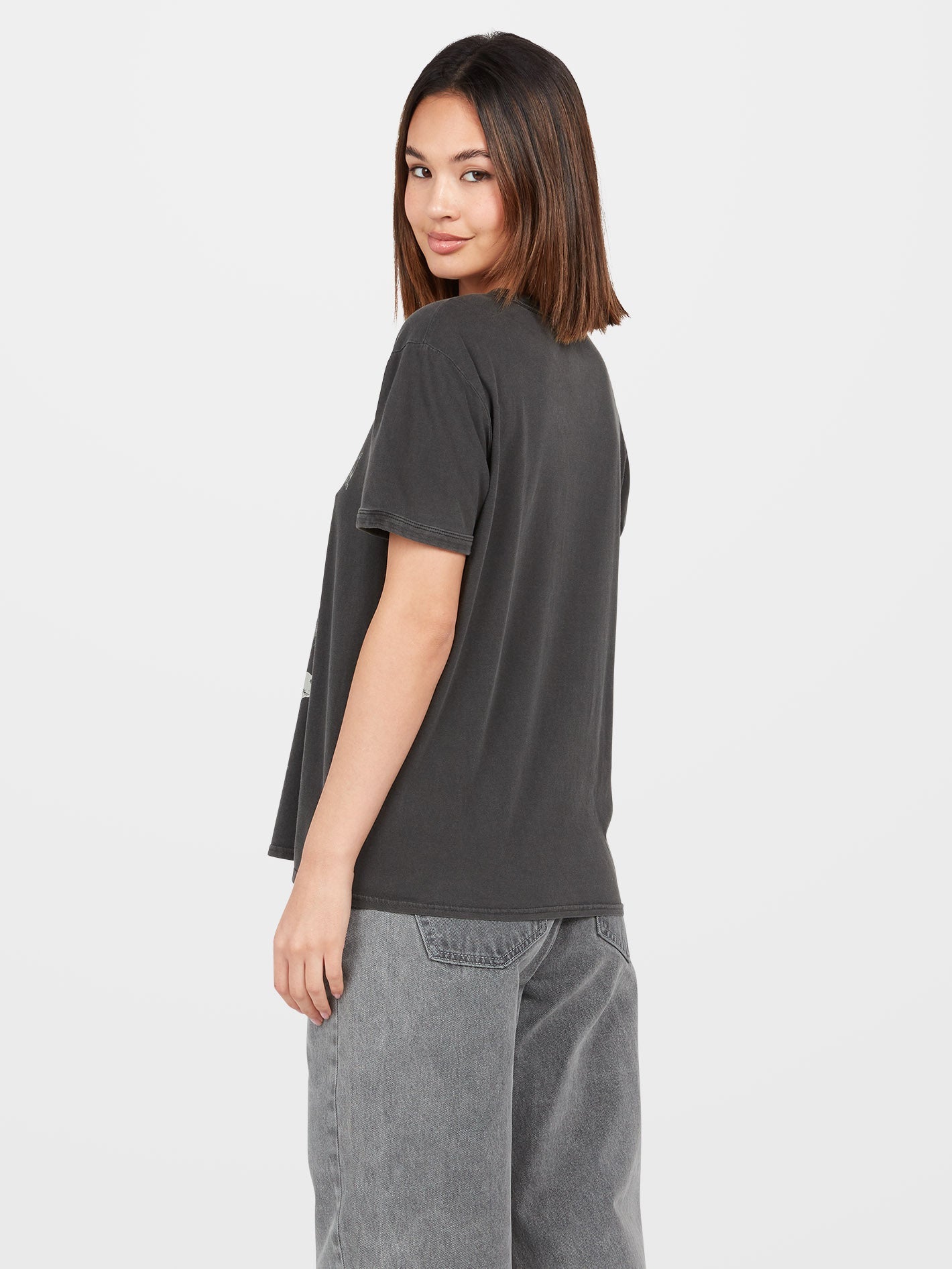T-shirt Truly Ringer - BLACK