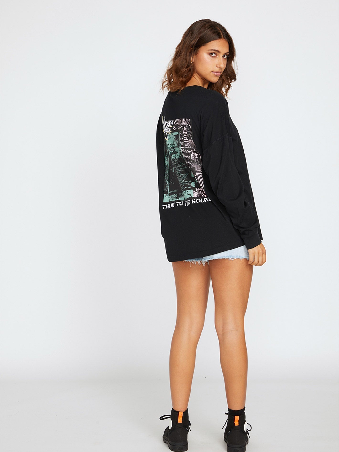 T-shirt Werking Doubles - BLACK