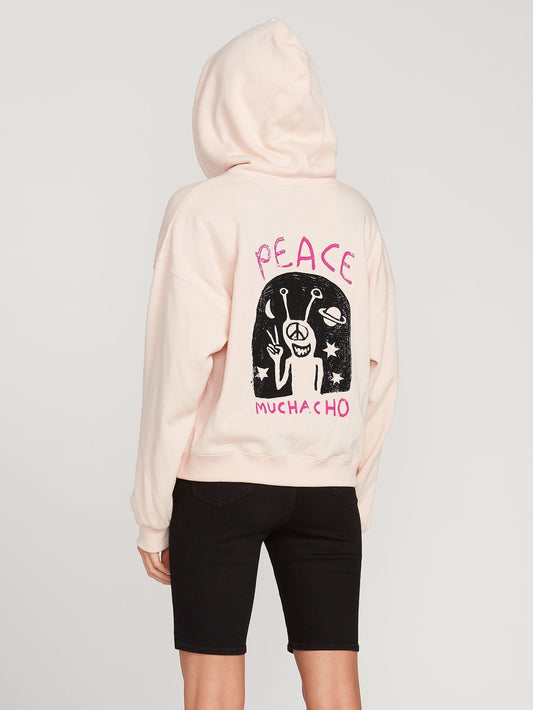 Ozzy Wave Hoodie - Hellpfirsich