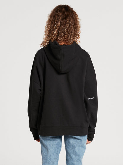 Stone Heart Hoodie - BLACK