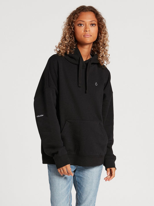 Sweat à Capuche Stone Heart - BLACK