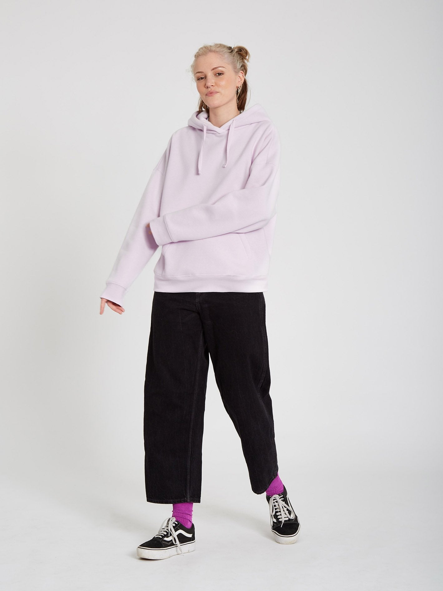 Stone Heart Hoodie - Lavender