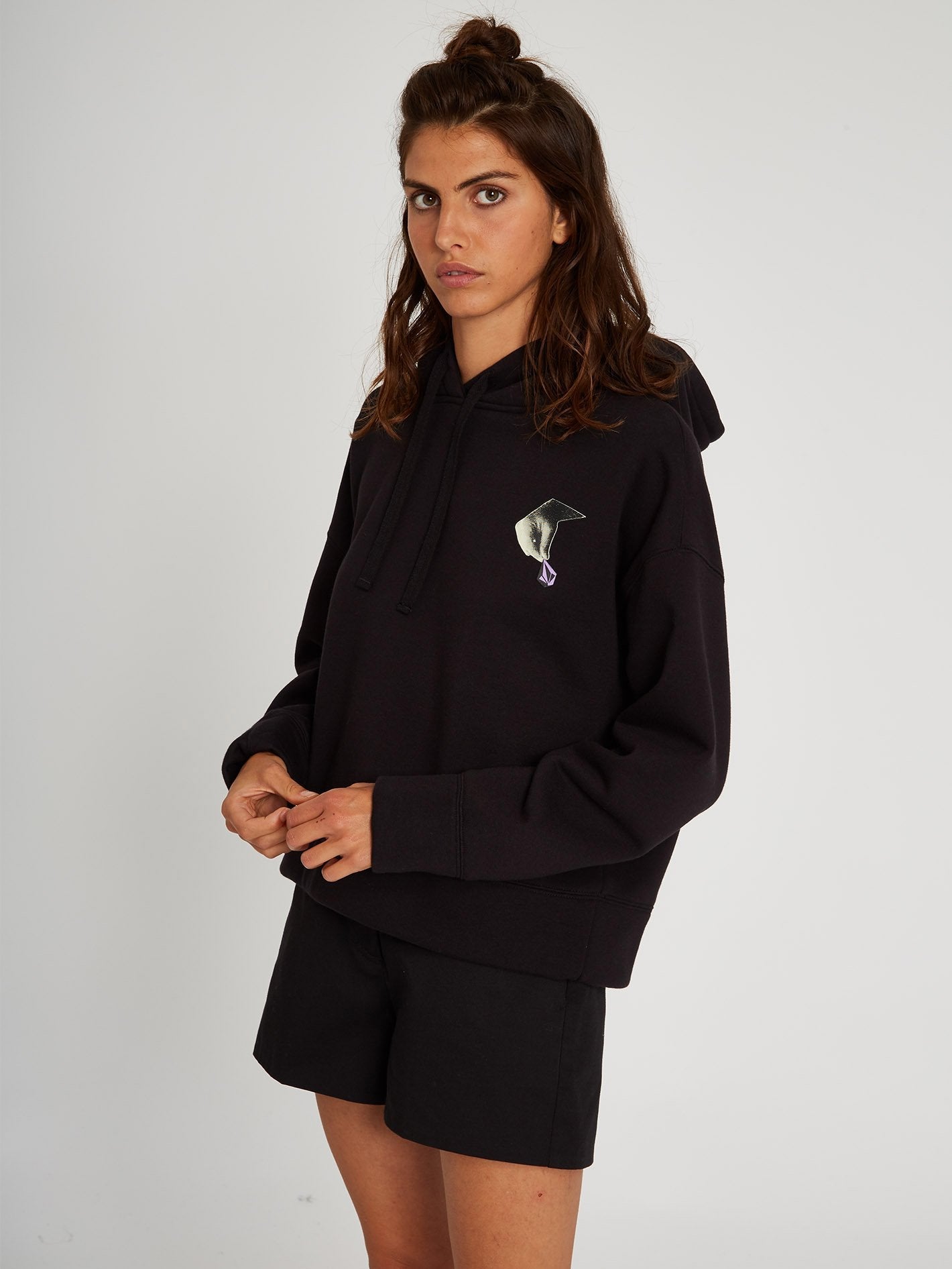 Sweat à capuche Voltrip - Black