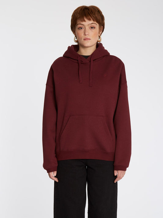 Sweat à capuche Stone Heart Ii - BURGUNDY
