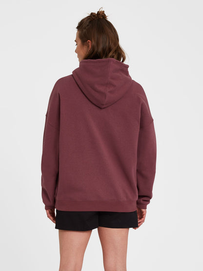 Stone Heart Ii Hoodie - EGGPLANT