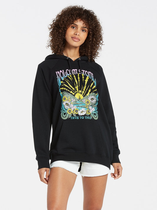 Sweat à capuche Truly Stoked Boyfriend - BLACK