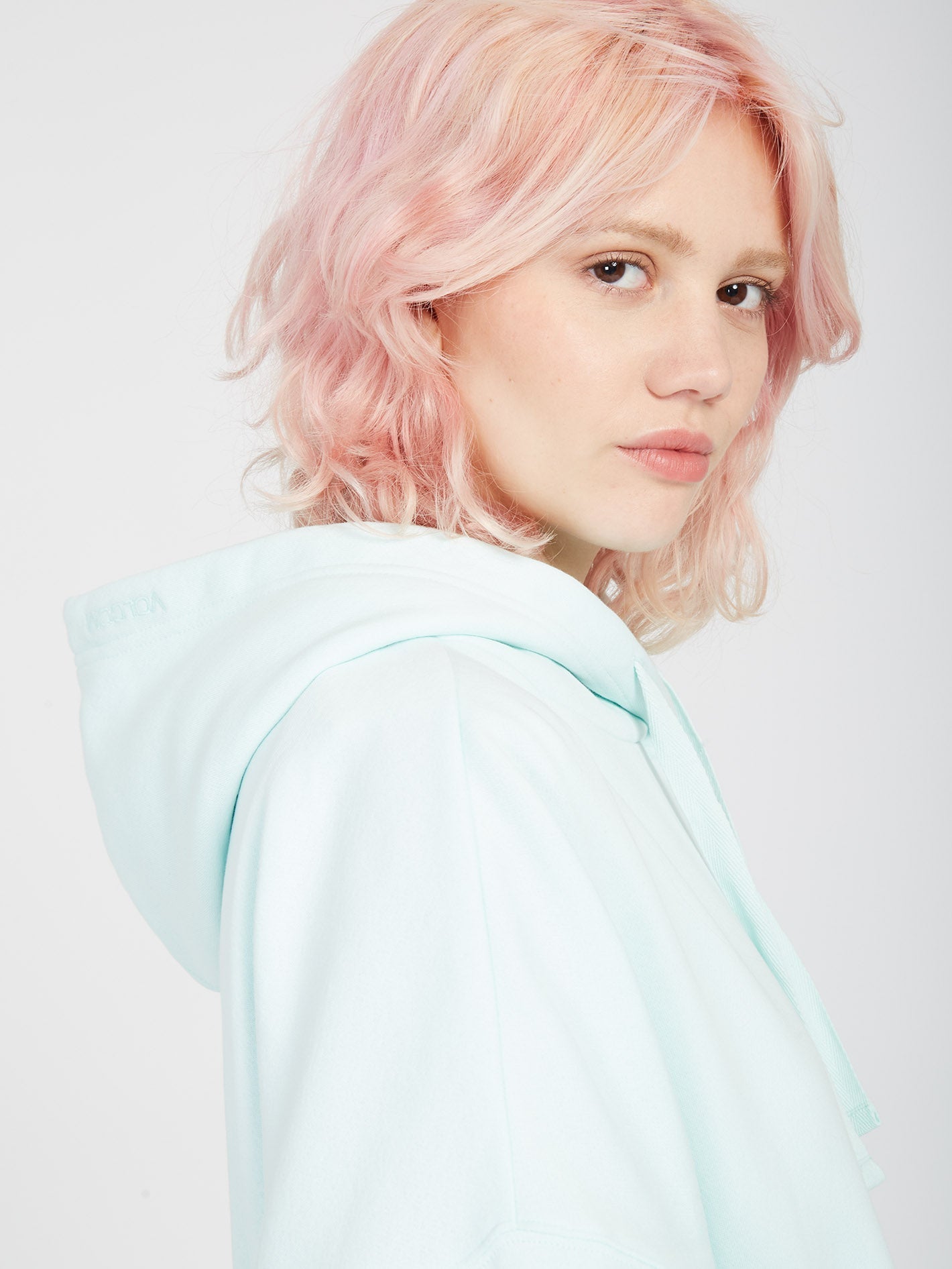 Stone Heart Ii Hoodie - PALE AQUA