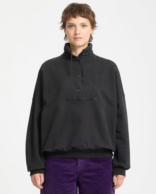 Sweat À Capuche Reetrostone - Vintage Black