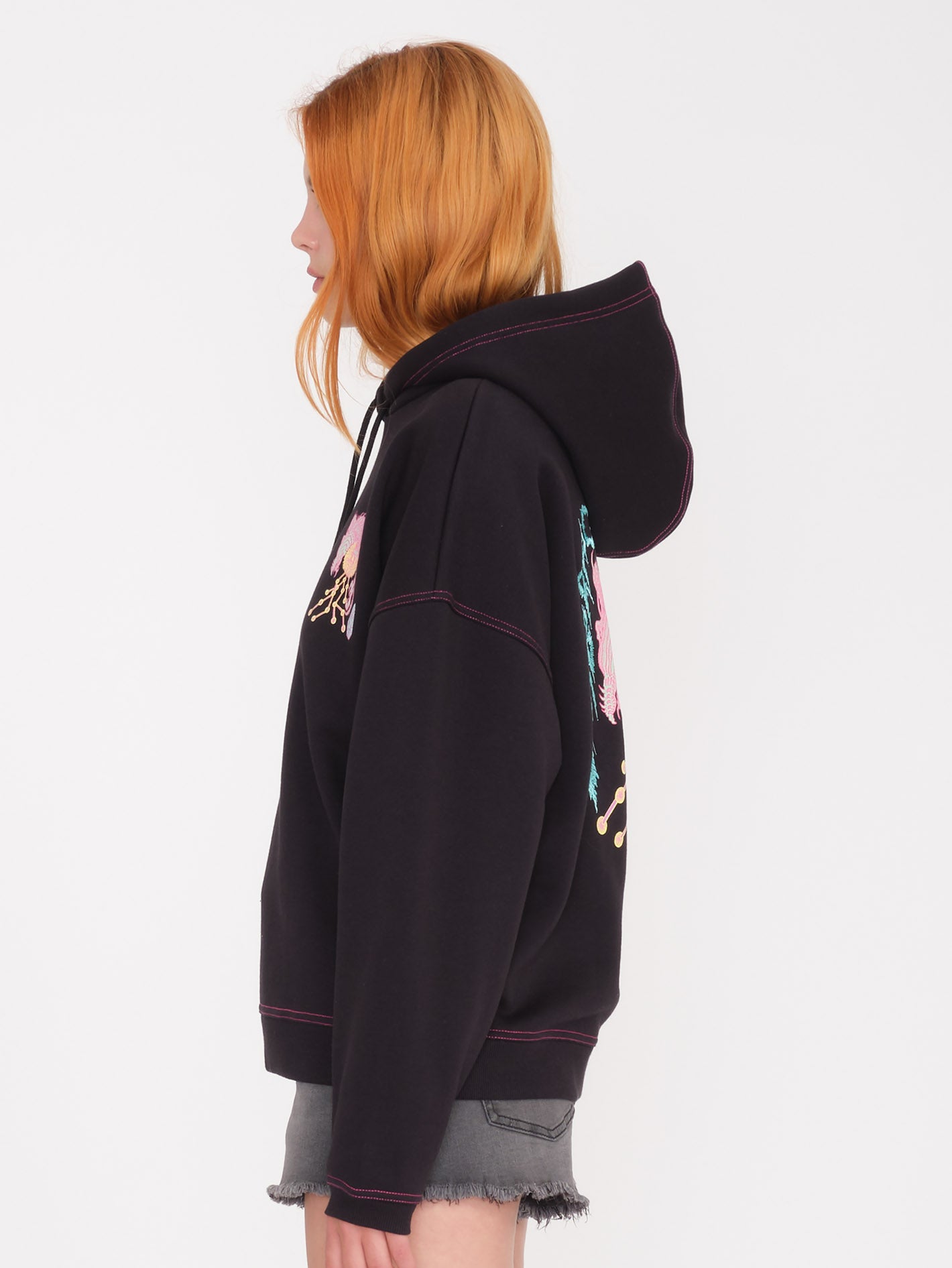 Sweat à capuche Tetsunori - BLACK