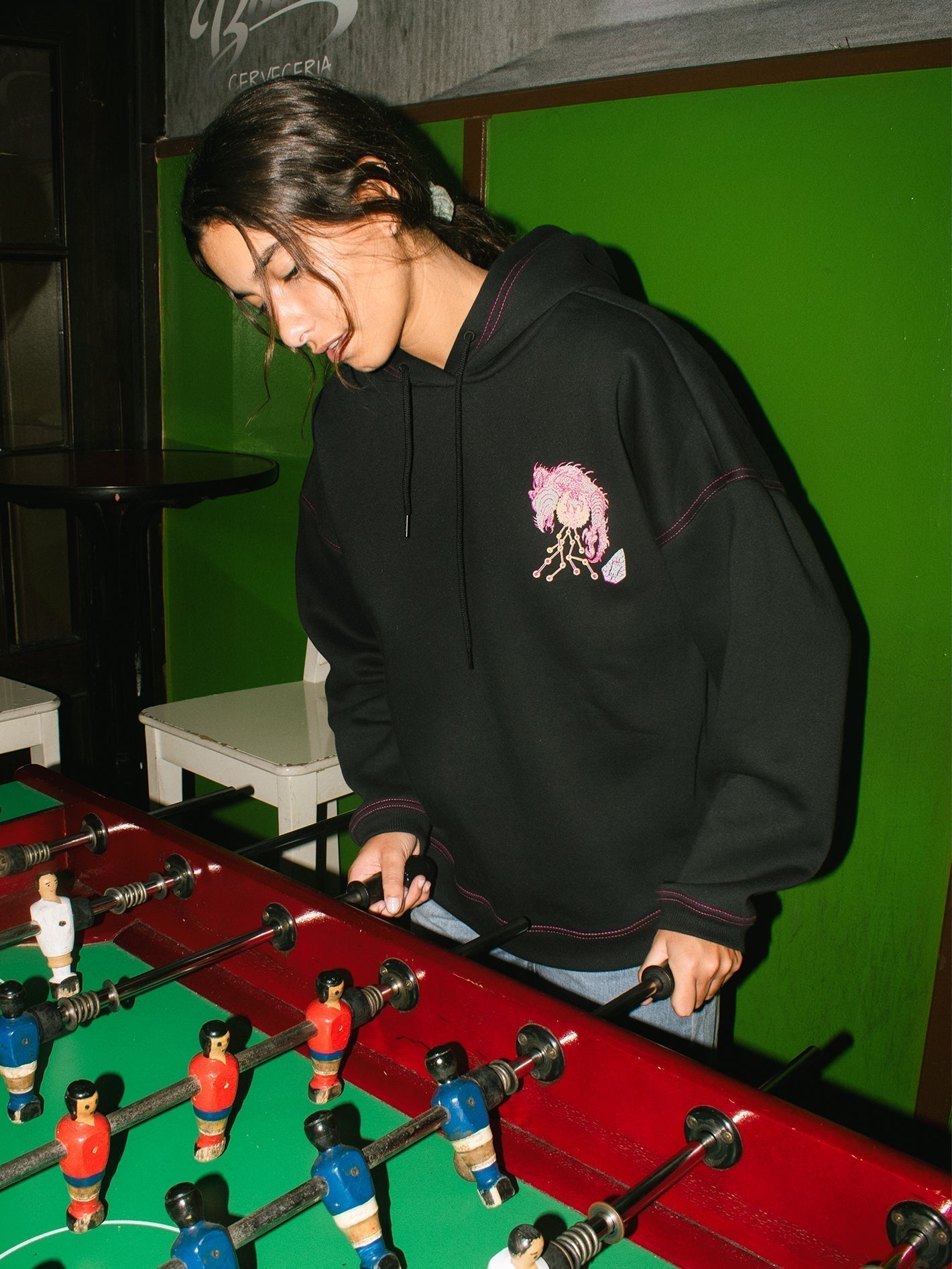 Sweat à capuche Tetsunori - BLACK