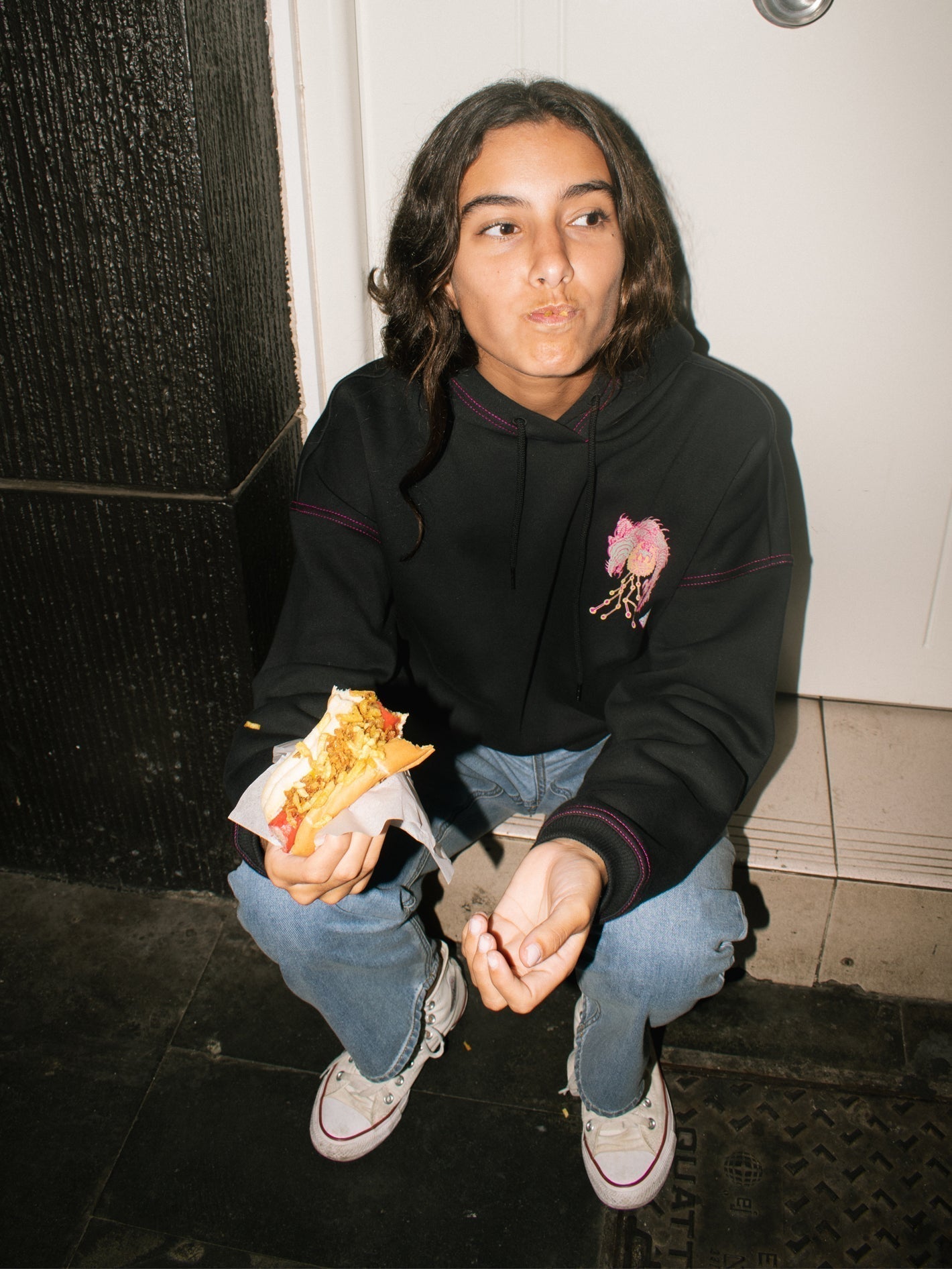 Sweat à capuche Tetsunori - BLACK